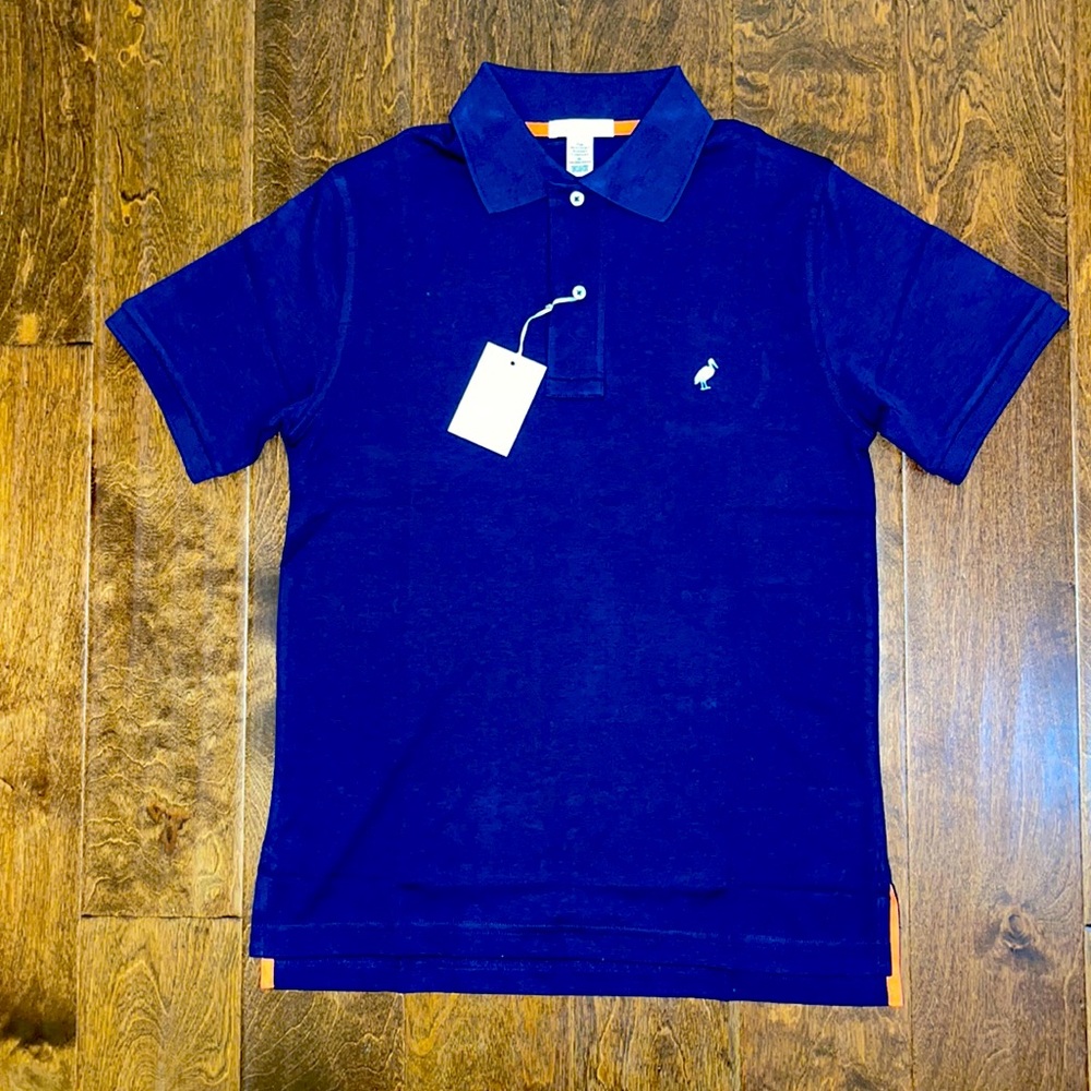 NWT TBBC Croquet Party Polo-Navy - price firm